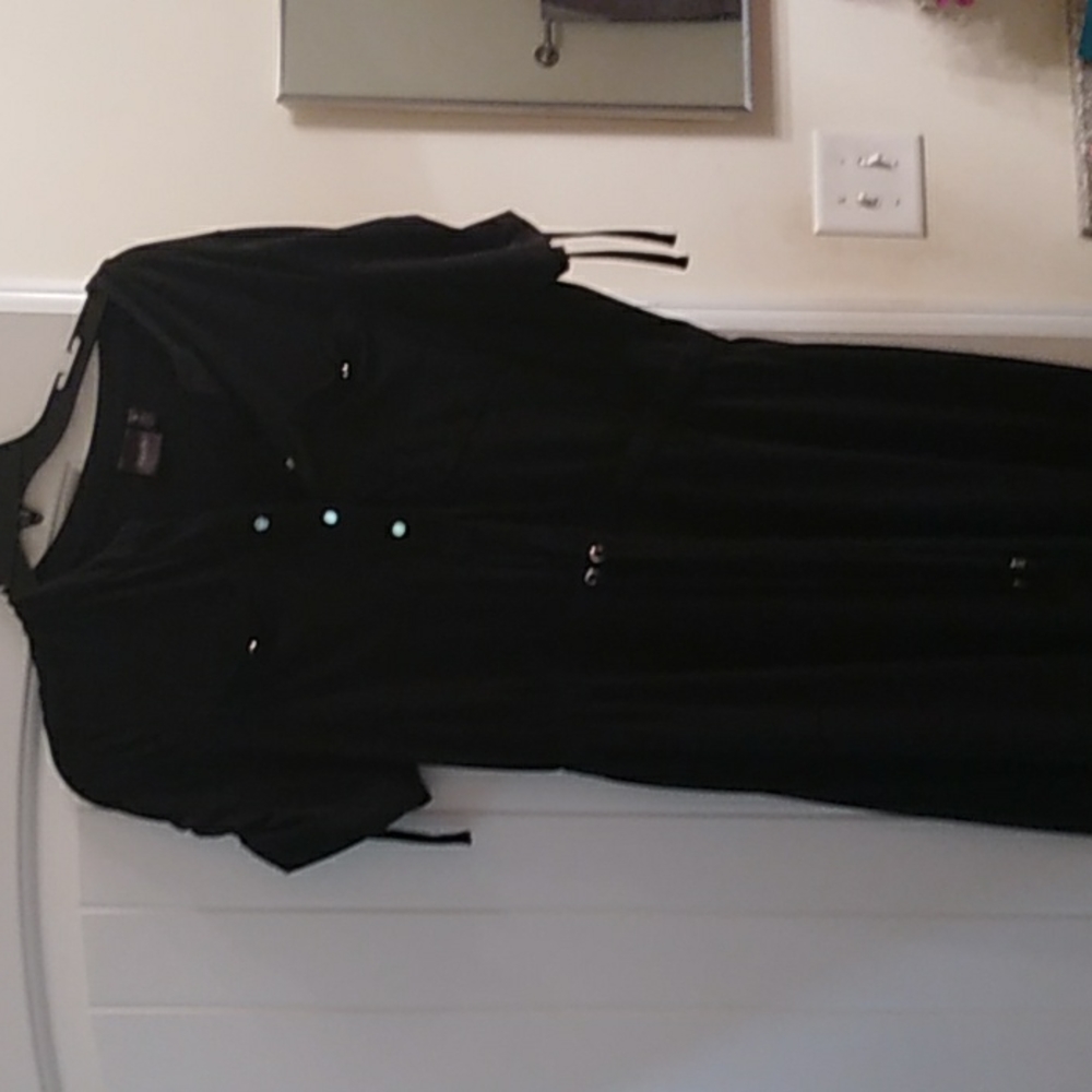 Black Raffaele dress